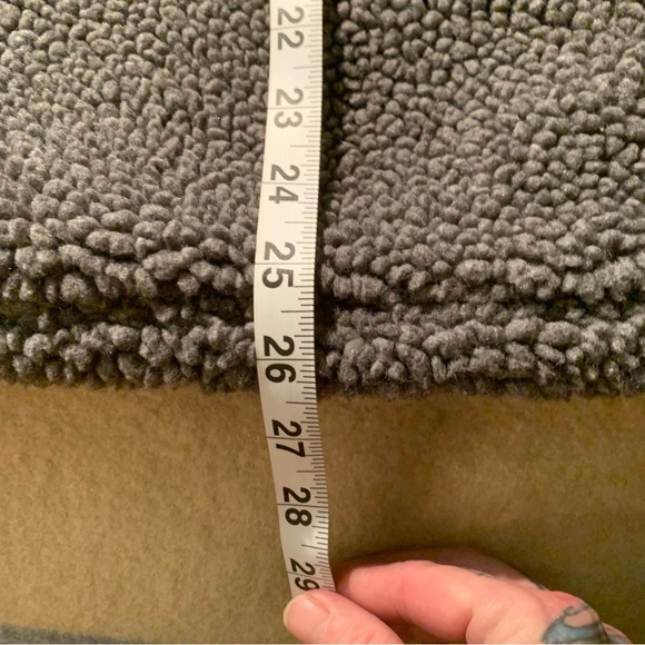 Timberland Sherpa/nylon 1/4 zip, small - Picture 6 of 8